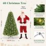 Alupssuc 6ft Pre Lit Christmas Tree with 13 Light Modes & 778 Branch Tips 200 Built-In Warm Lights with Timer & Memory Function, Foldable Metal Stand, Artificial Xmas Tree for Home Office Party Decor Image 5