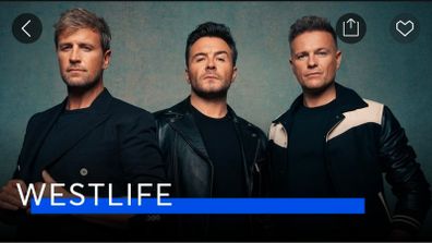 Westlife - Opening Night Tickets
