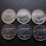 10 Irish 5 pence coins (1993-2000). Nice Condition! Image 4