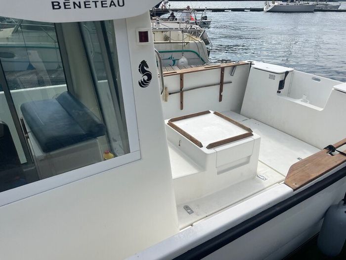 Boat with trailer.