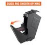 Handgun Safe Box Fingerprint Pistol Gun Safes Gun Storage Case Handgun Holder Quick Access Security Lock Key Vault Image 3