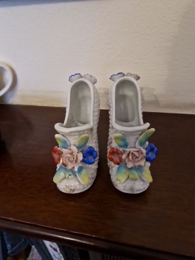 vintage porcelain shoes