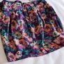 Purple Floral Mini Skirt - Size 8 Image 4