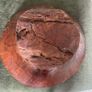Large Antique Wood Turned Bowl Image 5