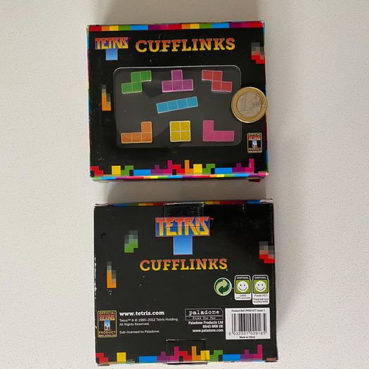 Tetris Cufflinks - Set of 7 | Retro