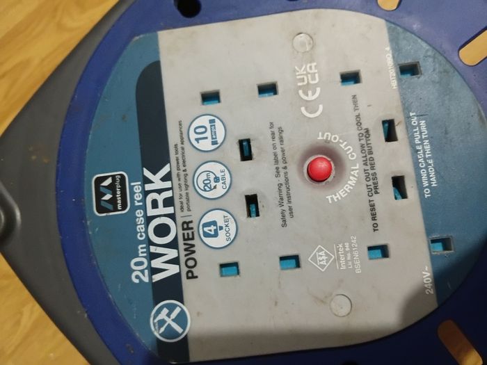 20 metre extension lead/reel