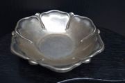 Vintage 800 Silver Small Floral Bowl / Dish 21.8g
