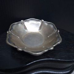 Vintage 800 Silver Small Floral Bowl / Dish 21.8g