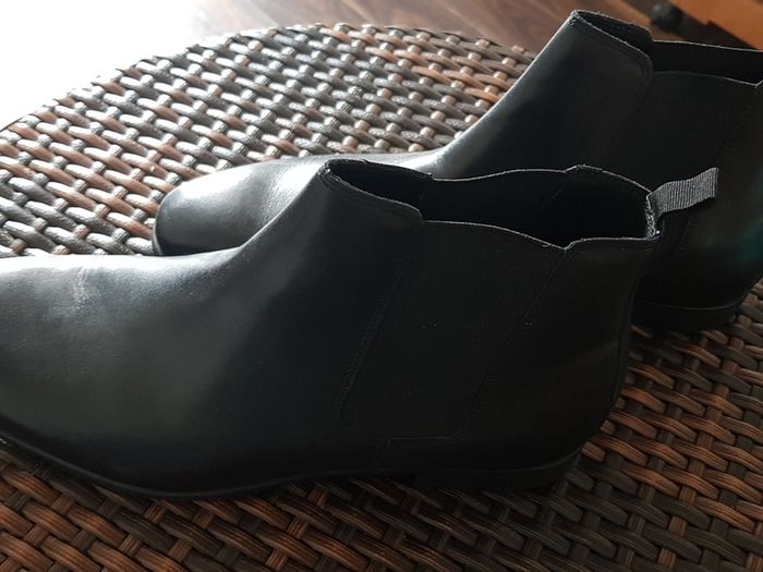 Zara leather boots