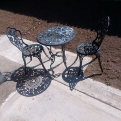 table and chairs