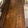 Antique oak vanity table Image 8