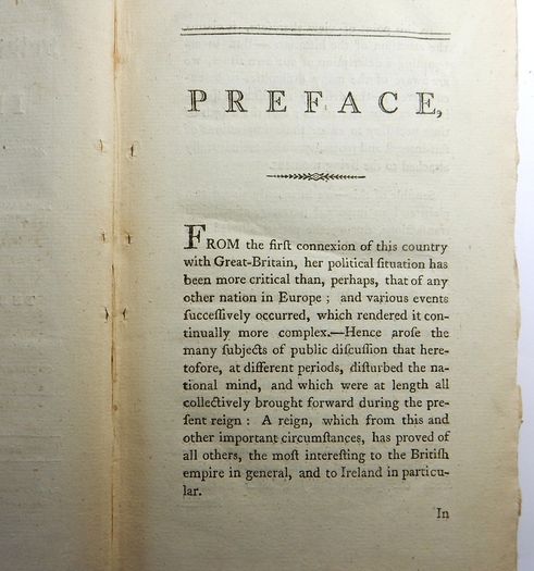 1801 Collectanea Politica Vol 1. Political Transactions of Ireland, Dublin print, Irish rebellion history, parliamentary proceedings, George III, Act of Union 1800, Whiteboys.