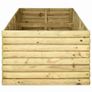 Garden Raised Bed 300x50x48 cm Impregnated Pinewood 19 mm ID: 140 Image 2