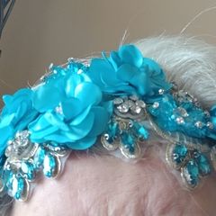 Beautiful blue fascinator