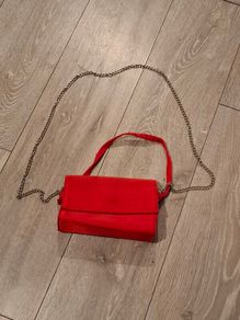 Red Squared Box Cross Body Bag