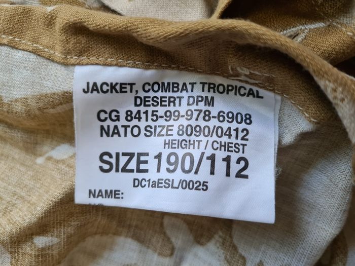 Jacket Shirt long sleeve combat camo tropical desert army hunting fishing