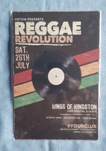 Reggae street sign