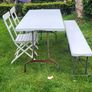 table,bench chairs outdoor Image 3