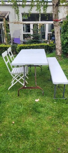 table,bench chairs outdoor