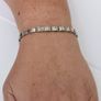 Brand New 10ct White Gold Diamond Tennis Bracelet Image 6