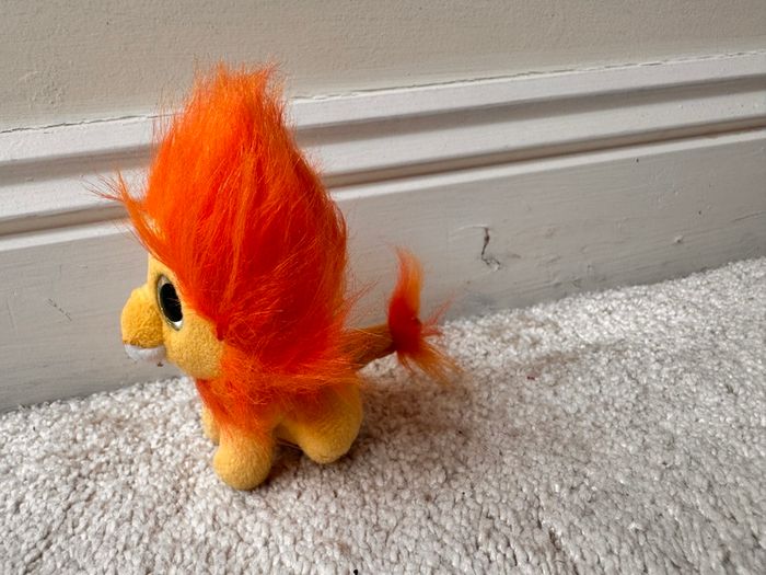 Bushy Teenie Beanie Boos Lion McDonalds 2017 approx. 8 cm. Used Please see photos