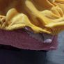 6 ochre velvet XL chair covers Image 3