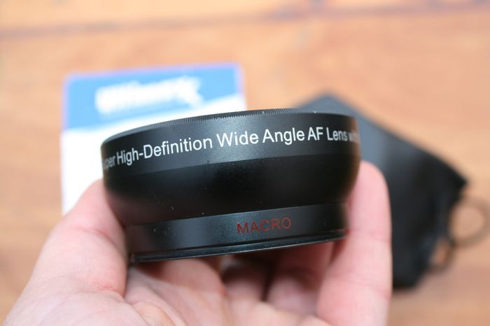 58MM Wide Angle 0.45x Converter Lens with Macro Close-Up Attachment for Rebee