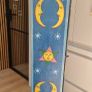 Vintage Folk Art Celestial Cabinet Image 2