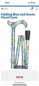 Folding walking stick