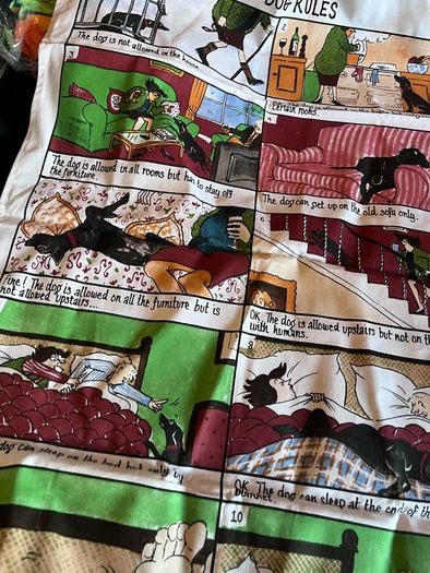 Novelty tea towel
