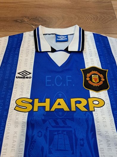 Manchester United 1994-1996 Third Retro Remake Shirt - Sharp