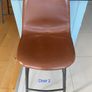 Retro Cognac Counter Bar Stools x 2 Image 6