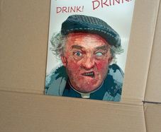 Father Ted Father Jack tin sign