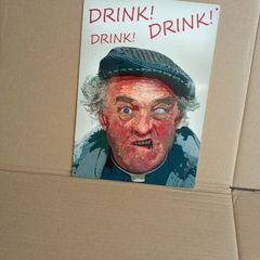 Father Ted Father Jack tin sign