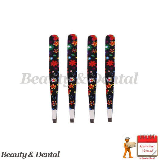 4x Stainless Steel Women Lady Hair Removal Eyebrow Tweezer Beauty Makeup