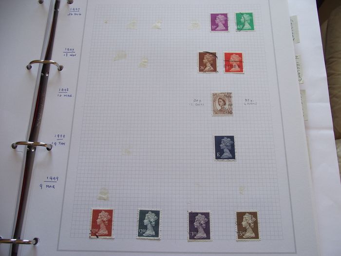 A valuable comprehensive collection of Elizabeth II stamps, hinged in the album (1952-2000)