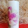 XL Mother's day Valentine's day decorative spring birthday new home summer pink flowers bouquet picture pillar gift candle Image 4