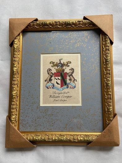 6 coat of arms framed prints