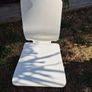 6 IKEA White Gilbert Dining Chairs for sale Image 5