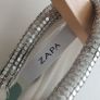 ZAPA Paris white layered embellished neck Sz 12 Image 5