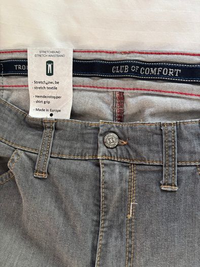 Grey stretch jeans men