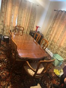 Cherrywood 6 foot table and chairs