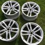 Original Audi RS6 Twin Spoke R20 Alloy Wheels And Centre Caps. Image 2