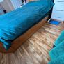 oak double bed Image 2