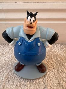 Disney Mechanic Pete approx. 4 Figure in Overalls Cake Topper Used Please see photos