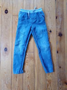Age 9 Cuffed Waist Blue Fade Jeans