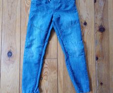 Age 9 Cuffed Waist Blue Fade Jeans