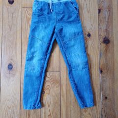 Age 9 Cuffed Waist Blue Fade Jeans