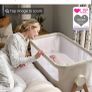 Mamas & Papas Lua Bedside Crib - Fawn Image 5
