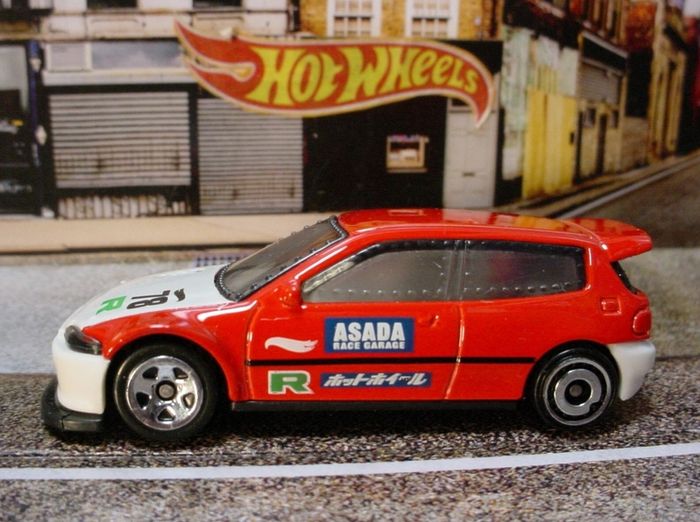 Hot Wheels Honda Civic Custom New On Card